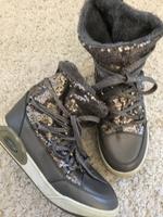 Stiefel Venice silber/grau Größe 39 Bayern - Sinzing Vorschau