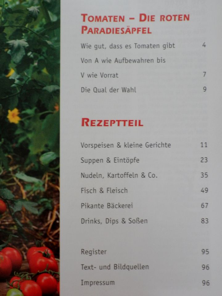 Tomaten Die Besten Rezepte Kochbuch 96 Seiten in Üxheim