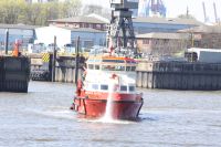 1 Foto Bild Poster Feuerwehr Boot Schiff Löschboot Hamburg Elbe Hamburg-Mitte - Hamburg Borgfelde Vorschau