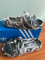 adidas Adilette 22 Carbon Aluminium (44.5) Leipzig - Plagwitz Vorschau
