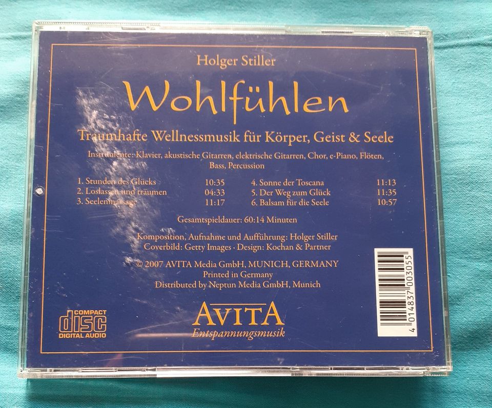 Holger Stiller ☆ Wohlfühlen ☆ CD  Meditation Wellness Entspannung in Rheda-Wiedenbrück