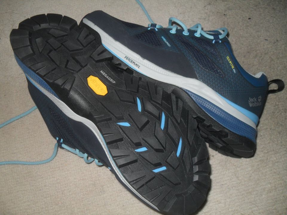 JACK WOLFSKIN Schuhe 39,5 blau Halbschuhe Wanderschuhe neu in Bielefeld