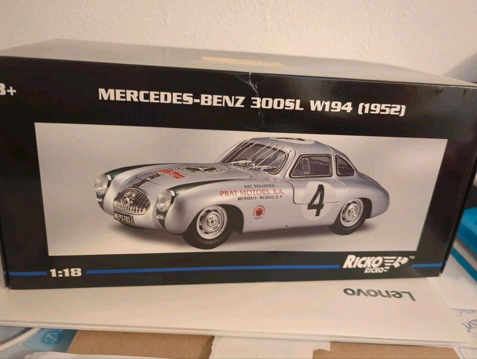 Mercedes Benz 300SL Panamericana 1:18 Modellauto Rarität W194 in Wesendorf