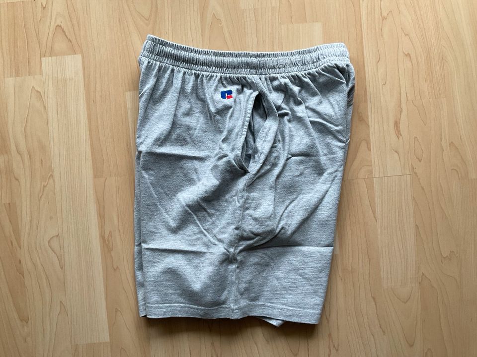 Sweat-Shorts von Russell Athletic, Größe: M, grau meliert in Petersberg