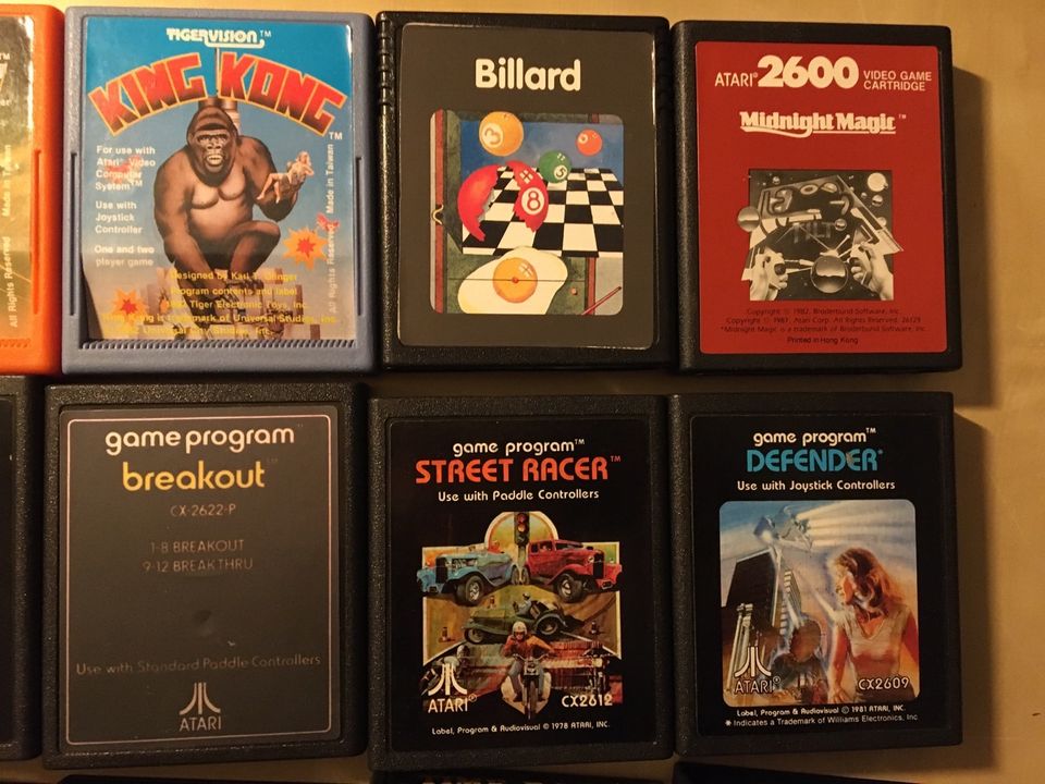 Atari 2600 und 7800 Spiele in Tübingen