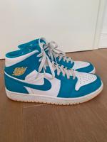 Nike Air Jordan Gr.45 türkis weiß Mid Sneaker Herren Wandsbek - Hamburg Bergstedt Vorschau