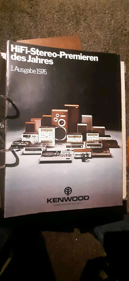 19 Trio Kenwood vintage Hifi Prospekte 70er 80er Jahre in Mönchengladbach