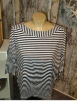 BETTY & CO Barclay Shirt Streifen Glitzer Knöpfe  44 XL Niedersachsen - Ilsede Vorschau