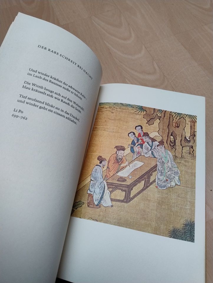 Buch gebunden chinesische Gedichte im Schuber sehr schön in Krefeld