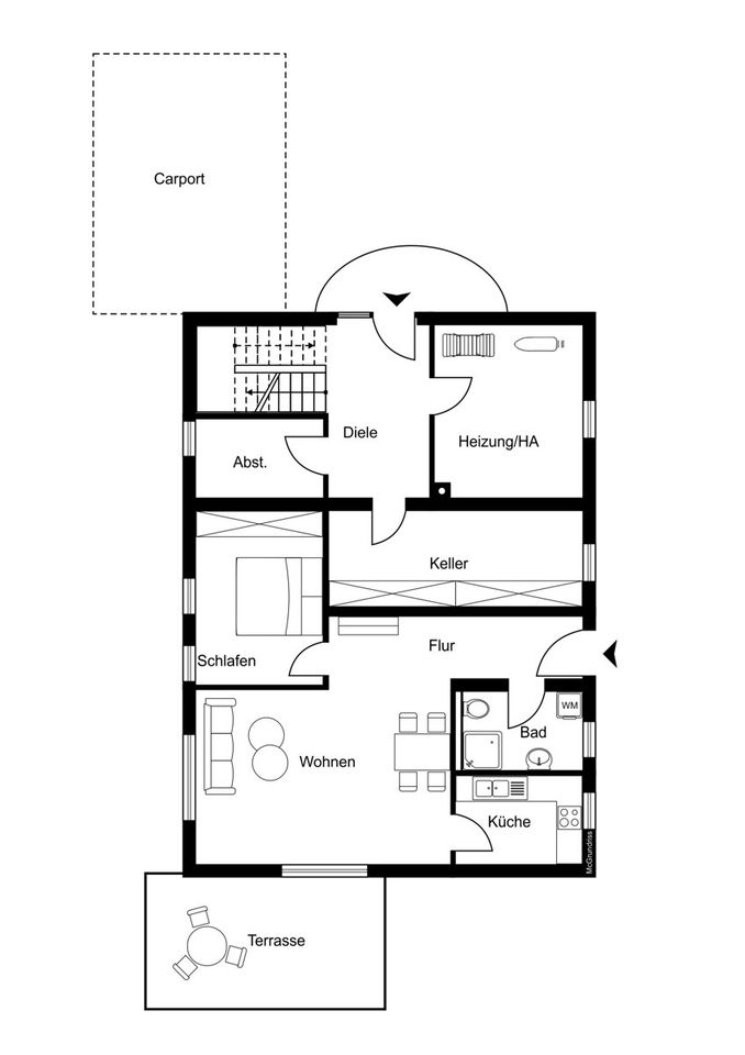 #KOMINOS IMMOBILIEN# neuwertiges Einfamilienhaus mit Einliegerwohnung in Lennestadt in Lennestadt