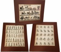 3 antike Militaria Holzschnitte Frankreich 1845 Krieg Soldaten Nürnberg (Mittelfr) - Mitte Vorschau