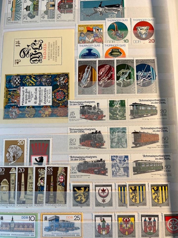 DDR- Briefmarken Alben in Nürnberg (Mittelfr)