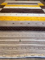 Gabbeh Teppich 240x170 loom Loribaft Handgeknupft hell carpet rug Berlin - Wilmersdorf Vorschau