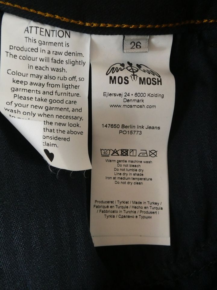 Mos Mosh Jeans dark blue W 26 in Goldkronach