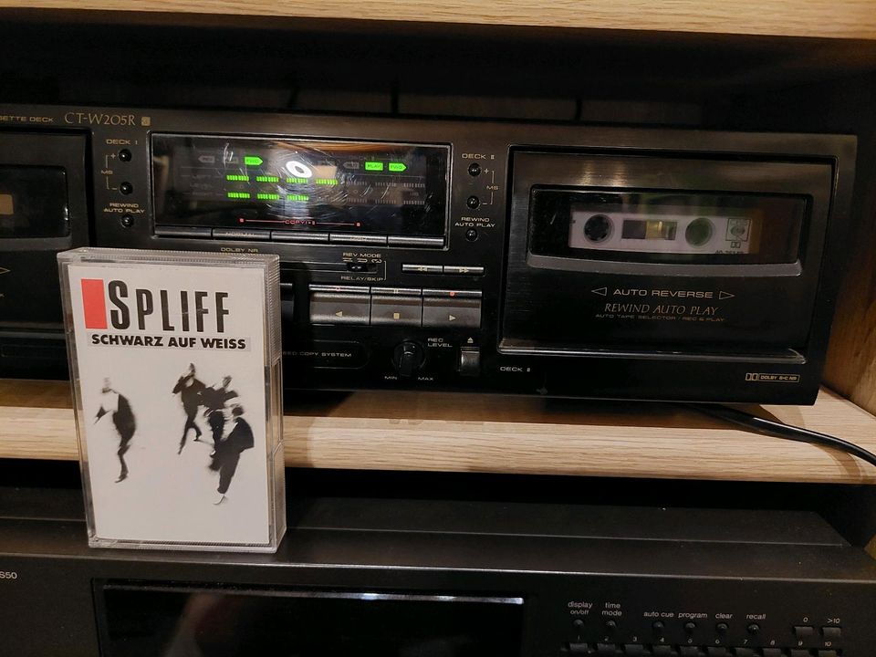 Spliff Schwarz auf weiss Musikkassette MC Tape Cassette Audio NDW in Saldenburg