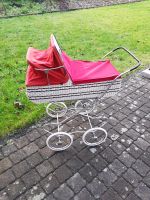 Retro Puppen Wagen Geflecht Rot + Puppe Nordrhein-Westfalen - Alfter Vorschau