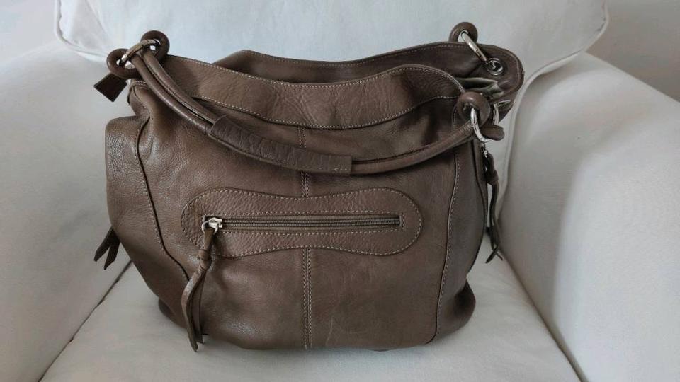 Damen Handtasche BORSE IN PELLE Genuine Leather Made in Italy in Neufahrn