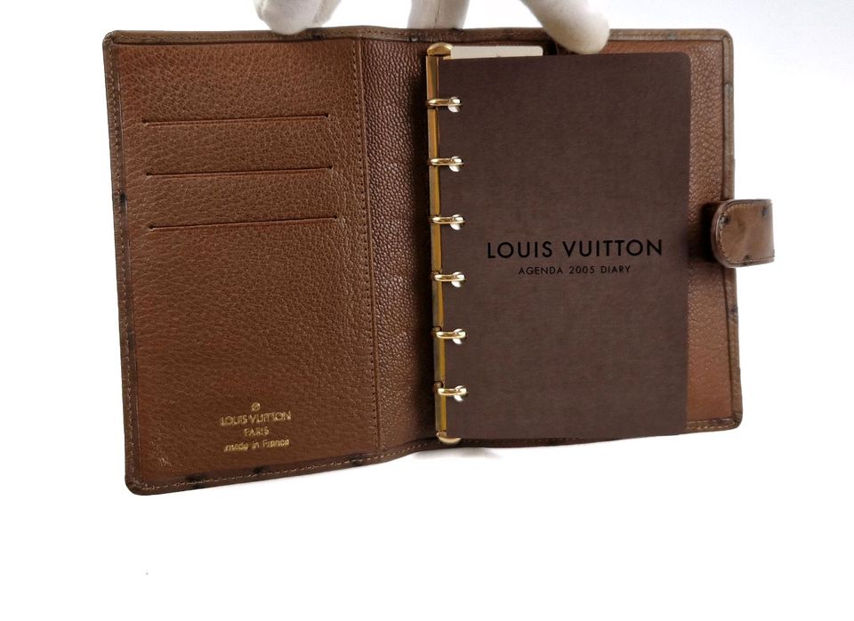 Louis Vuitton Agenda PM Ostrich Strauß Vollleder Terminkalender in Nordenham