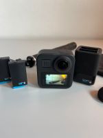 GoPro Max 360 Grad Kamera + 3 Akkus + Stab + Micro SD Düsseldorf - Gerresheim Vorschau
