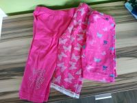 Hosenpaket Gr. 98 pink Sommerhose 3/4 Hose Leggings Shorts Baden-Württemberg - Wutach Vorschau