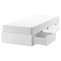 IKEA Bett mit Schubladen ohne Matratze, weiß, 90x200 cm Hessen - Schwalmstadt Vorschau