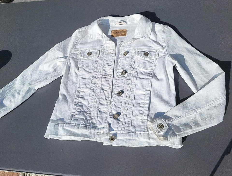 Jeansjacke weiß v. Street One Gr.36 in Aschaffenburg