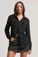 Superdry Damen Vintage Shirt Bluse Hemd Schwarz Gr. 38 Ungetragen Bayern - Marktschorgast Vorschau