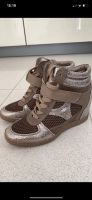 Graceland Keilabsatz sneakers braun Schuhe Gr. 37 Bayern - Schwabach Vorschau