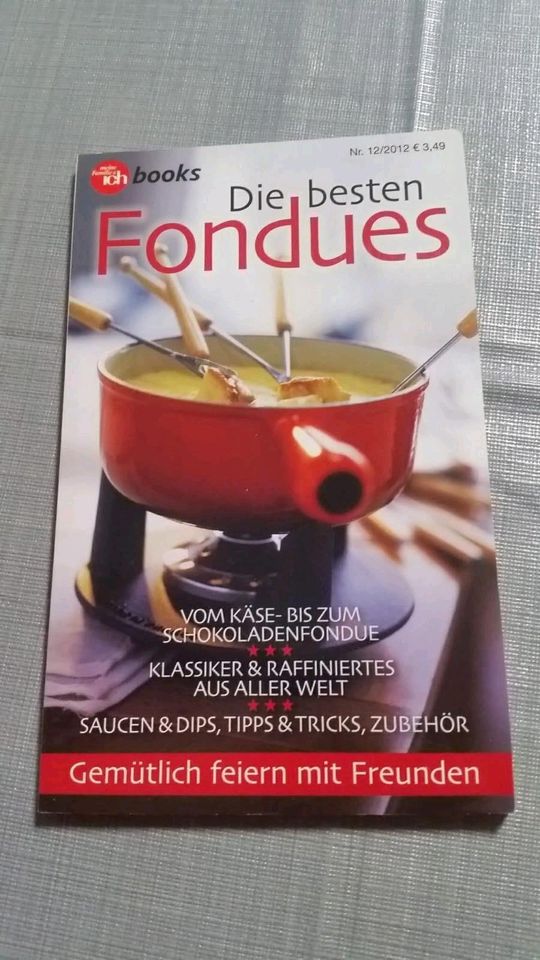 Die besten Fondues Schokolade Käse Rezepte Tipps Buch in Emsbüren