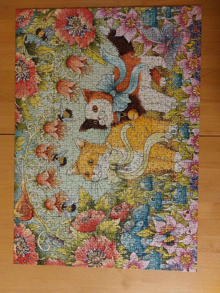 Ravensburger Puzzle 1000 Teile Kätzchenfreundschaft in Horgenzell