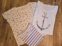 Maritimes Set aus 3 Shirts  von  EDC und Esprit  in XL Sachsen - Rabenau Vorschau