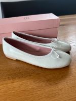 Kommunion  Ballerinas Schuhe weiß ungetragen Kommunion Gr 37 NEU Baden-Württemberg - Rheinstetten Vorschau