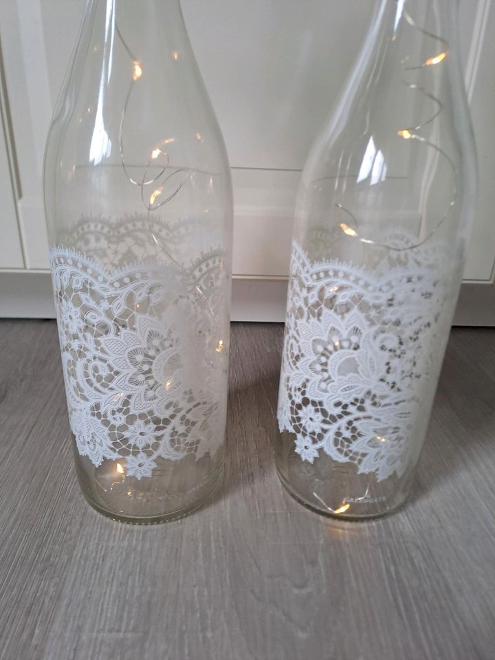 Greengate Green Gate Flasche Deko Vase Spitze Glas Hochzeit in Menden