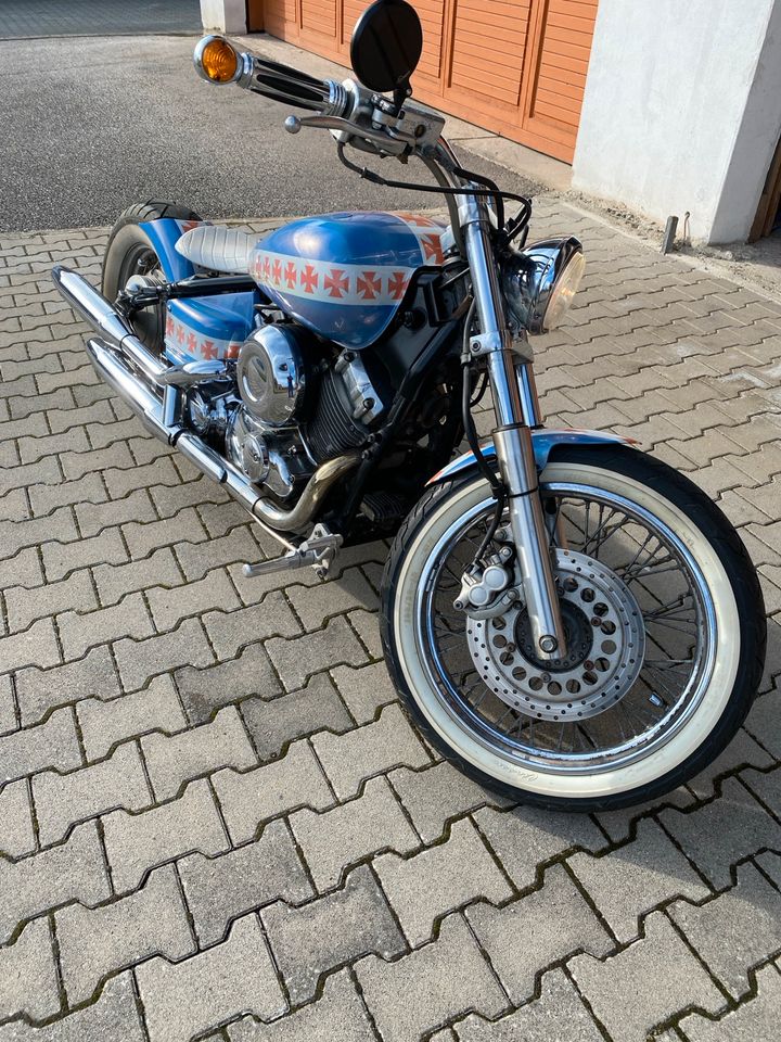 Yamaha, Custombike, XVS, 650, Drag Star, 1.Hand, 14800km in Langquaid