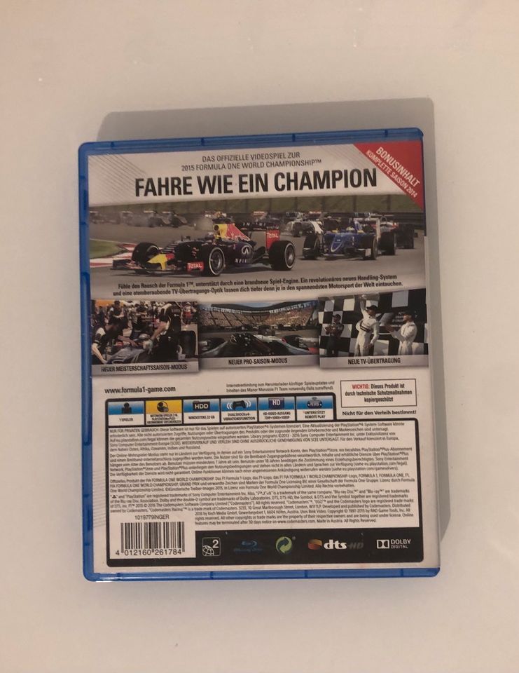 F1 2015 (Ps4) in Duisburg