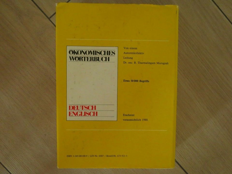 Ökonomisches Wörterbuch Englisch Deutsch in Schwetzingen