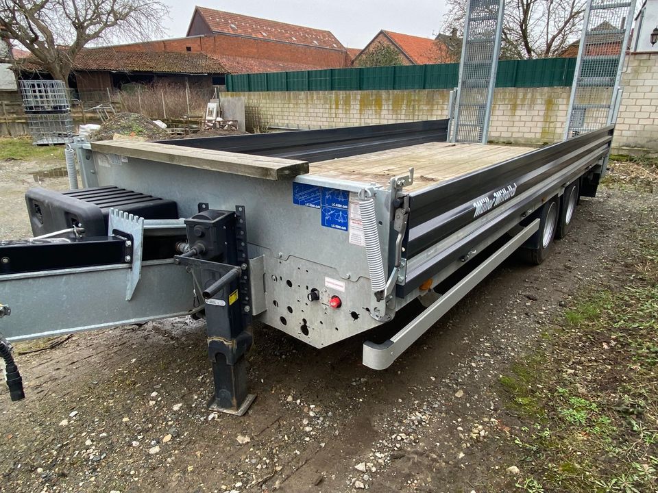 Vermiete Tieflader LKW Anhänger verleihe Müller Mitteltal in Dietenhofen