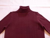 Esmara Strick-Pullover mit Rollkragen Gr. L Pulli dunkelrot Baumw Schleswig-Holstein - Flintbek Vorschau