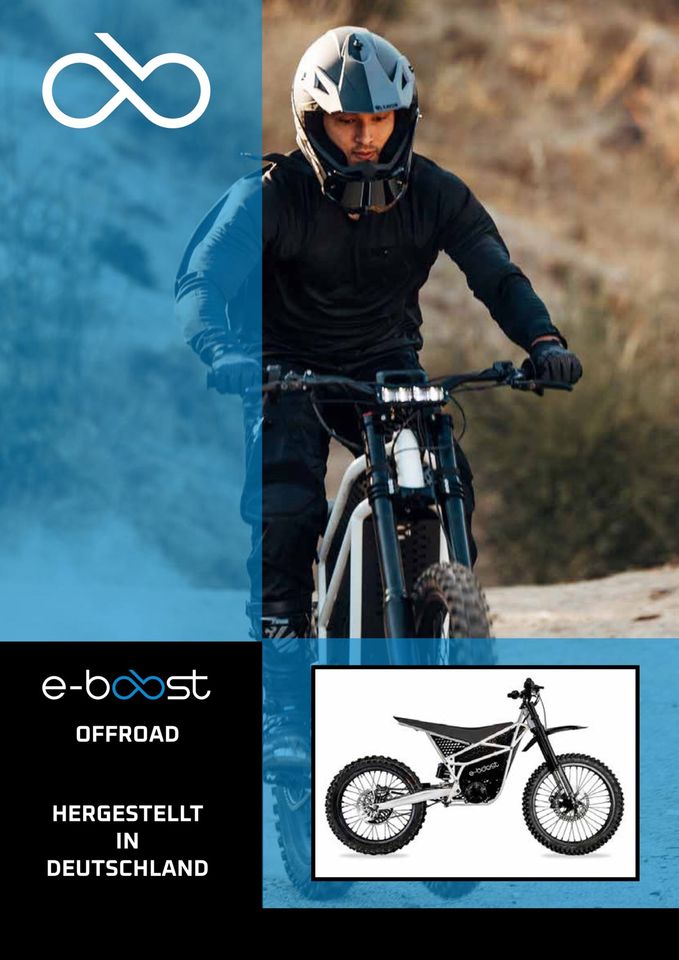 E-Boost Elektrisches Elektro Motorrad (Finanzierung möglich) in Stephansposching
