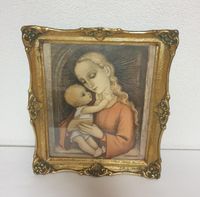 Madonnen Gemälde mit Barockrahmen - M. J. Hummel - Muttergottes Nordrhein-Westfalen - Grefrath Vorschau