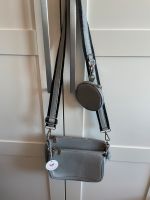 Ledertasche grau Made in Italy Pochette Rheinland-Pfalz - Rengsdorf Vorschau