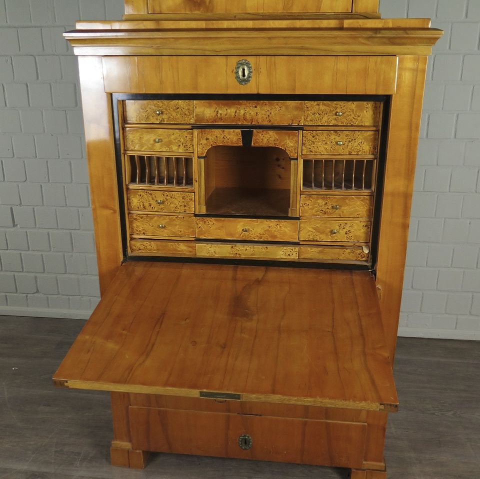 20427 Sekretär Schreibtisch Biedermeier 1840 Kirschbaum Antik in Nordhorn