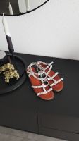 Studded Sandalen 39 Silber Nieten slides Sandaletten riemchen Bayern - Aichach Vorschau