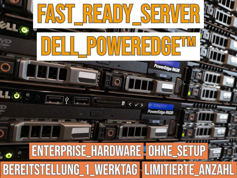 Fast Ready Dell PowerEdge R320 Xeon E5-2430 64 GB RAM 2x120GB SSD in Frankfurt am Main