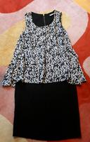 SOMMER Kleid Viskose schwarz mit Flattertop A-Linie Gr. 36 schick Bayern - Fürstenfeldbruck Vorschau