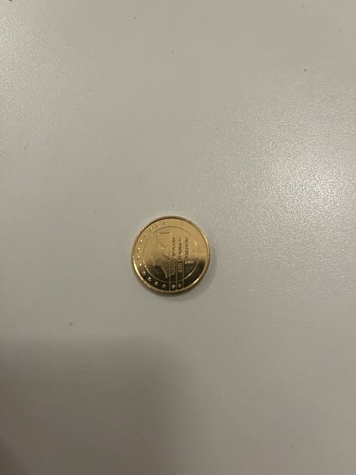 1 Euro Münze Niederlande Fehlprägung  2001 Rückseite Beatrix in Solingen