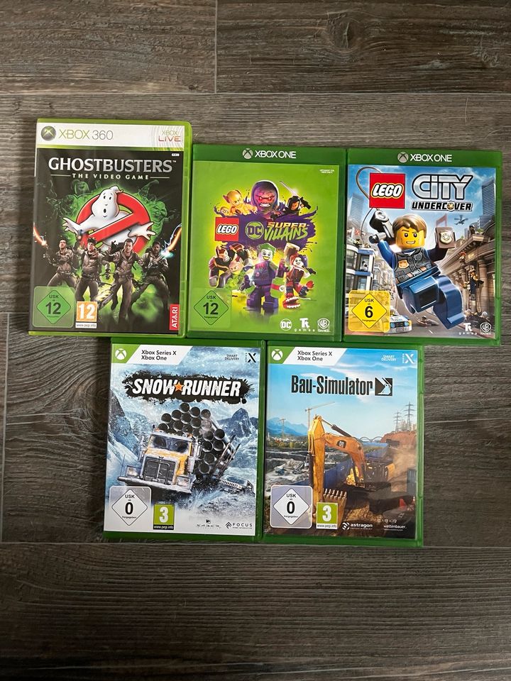 Xbox One/Serie X Spiele, Bausimulator, Snowrunner,  Lego, Ghostb. in Cappeln (Oldenburg)