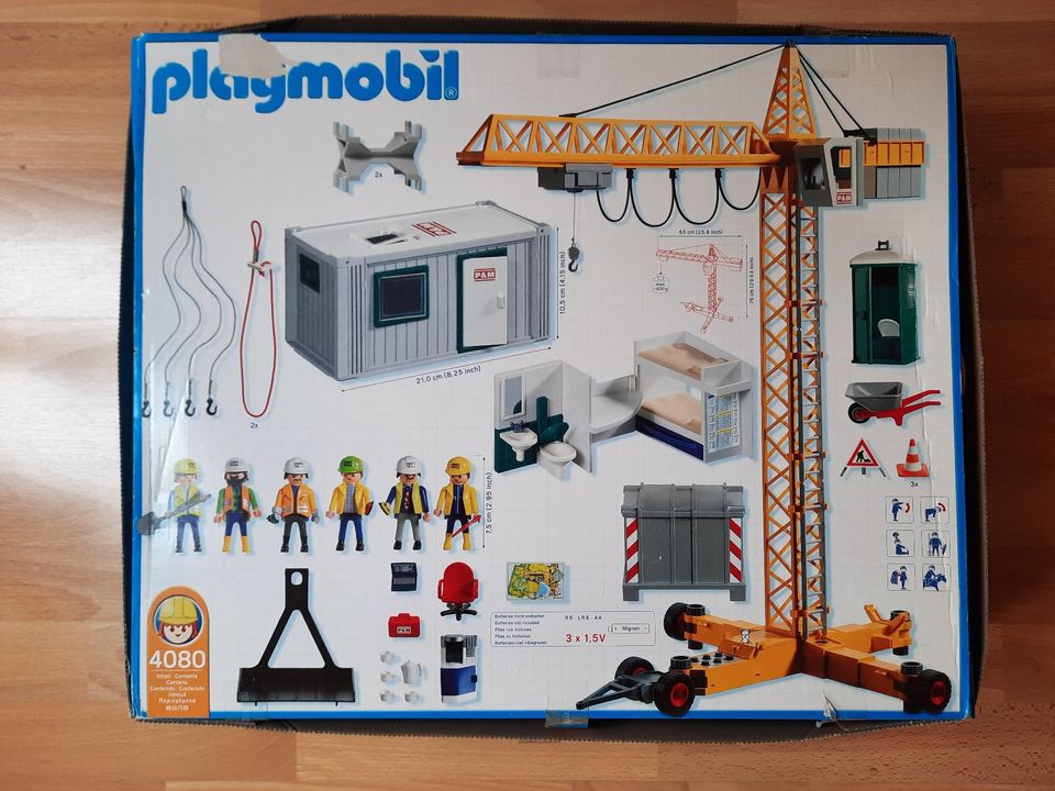 Playmobil Baustelle Set mit Kran – 4080 in Paderborn