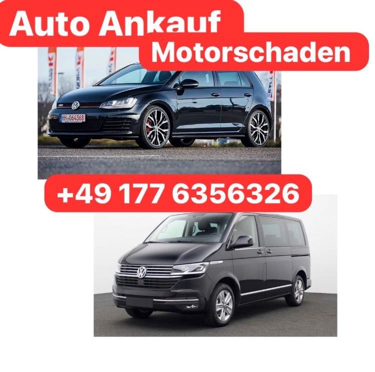 Ankauf Vw T5 T6 Multivan Golf 6 7 GTI R Polo Motorschaden in Erfurt