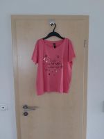 Tshirt in rosa mit Aufdruck und Perlen Größe M Bayern - Grettstadt Vorschau
